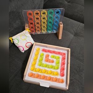 Rainbow Circle Puzzle Game for Kids